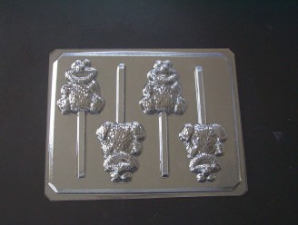 213sp Baby Yellow Chicken Chocolate Candy Lollipop Mold